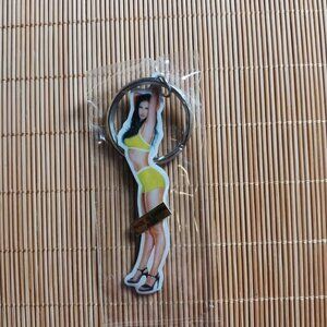Debra Pinup Girl Keychain